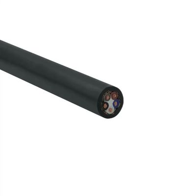 Outdoor Hybride Fiber PVC LSZH RVVP Kabel met 2/3/4/5/6 Aders Cat6 FTP Spiraal Afgeschermde Pure Koperen Besturingssignaalkabel