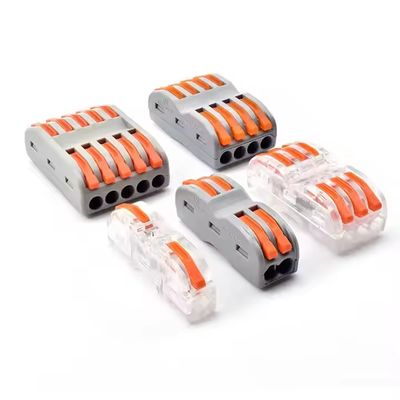 LED-verlichtingsdraadverbinding Quick 1-in-2-out Terminal Block 2-in-4-out Draadsplitter 3-in-6-out Terminal Box voor buiten