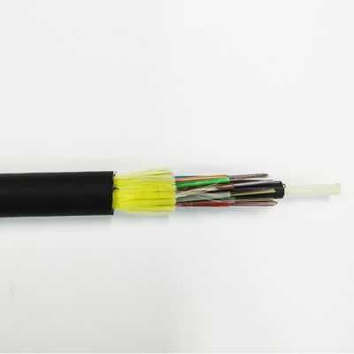 Single Jacket ADSS Optical Aerial Fiber Cable Single Mode Aramid Garne Sterkte