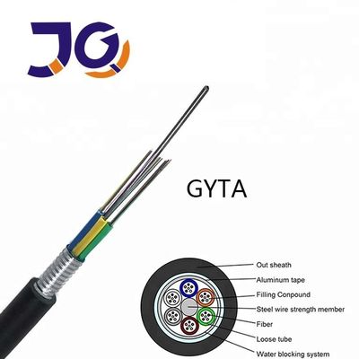 GYTA Gorderde glasvezelkabel 2 144 kernen Stranded Loose Tube Direct Burial Duct