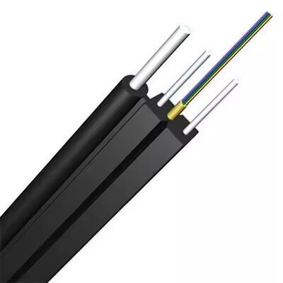 GJYXFCH Stalen draad Buiten FTTH Drop Cable 1 2 4 Core G657A Fiber Flexible LSZH Flame-Retardant Makkelijk te installeren
