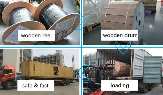 GYTA-36B1 Armored Single Mode G652D 36 Core Fiber Optic Cable