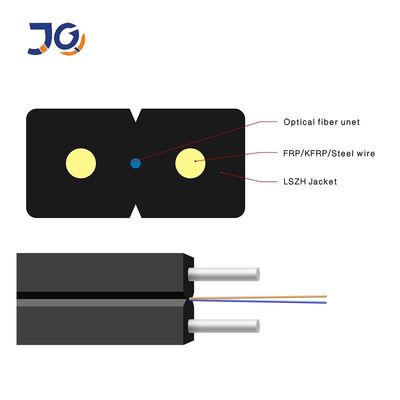 Enige Optische de Dalingskabel van de Wijzelszh GJXH FTTX FTTB FTTH Vezel