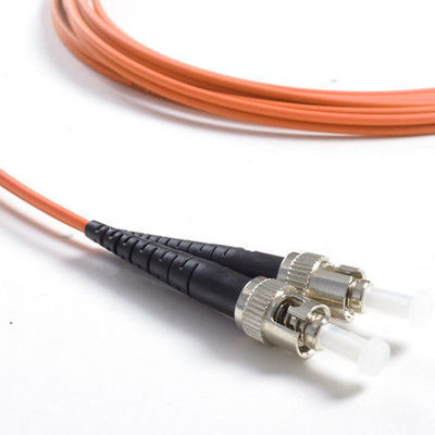 Het duplex Oranje UPC MultiMode 2m 3.0mm ST Koord van het Vezel Optische Flard