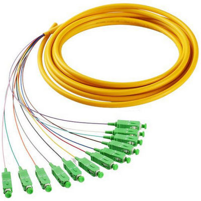 OEM  FTTH 62.5/125um Fiber  SC APC Pigtail