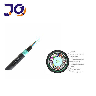 GYFTY53 Dubbele omhulsel gewapende buitenkabel Niet-metalen sterkte lid glasvezel optische kabel