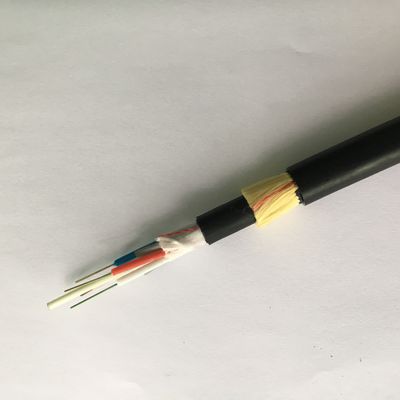 FCC niet Metaal Enig Jasje ADSS 12 de Vezel Optische Kabel van Hilos ADSS