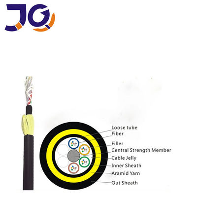 Fabrieksprijs van goede kwaliteit 24Core 48Core SM G652D Single-Shell All-Dielectric ADSS Aerial Fiber Optic Cable