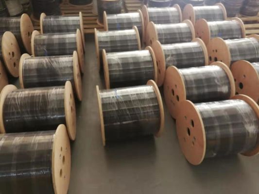 De Dalingskabel van G657A1 Ftth met Zelfstandige Staaldraad 1.0mm Vezel 2