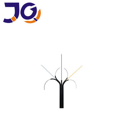 Witte LSZH-Optische de Dalingskabel van de Schedeg652d FTTH Vezel