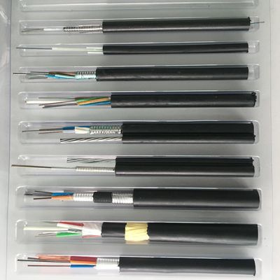 Aluminiumband G652D 6 Gepantserde de Vezel Optische Kabel van de Kern Enige Wijze