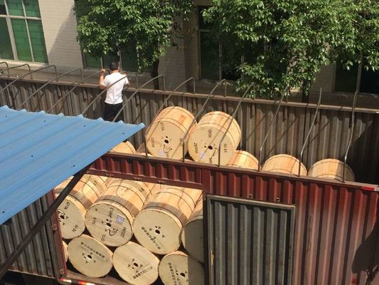 Openluchtgyfxty 2 4 de Optische Kabel van de 6 Kernvezel voor Telecommunicatie