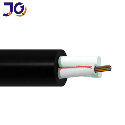 12 Core zelfdragend FRP Menber ASU Mini ADSS Aerial Fiber Optic Cable 120M Span