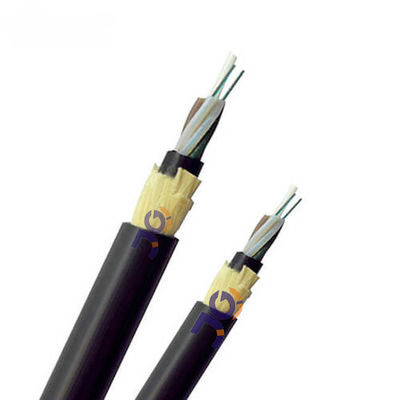 Aangepaste Zwarte de Vezel Optische Kabel van G652D FRP ADSS