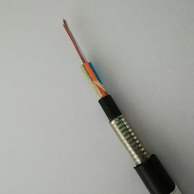 De dubbele van de de Begrafenisvezel van Schede Gepantserde 48 Kernen GYTY53 Directe Optische Kabel
