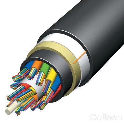 Enige Wijze Al Diëlektrische Zelfstandige Spanwijdte 100m 24 Kabel van de Kernadss Vezel
