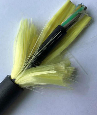 Enige Wijze Al Diëlektrische Zelfstandige Spanwijdte 100m 24 Kabel van de Kernadss Vezel