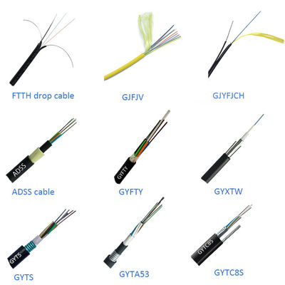 Zelfsteun Luchtfiguur 8 Kabel Vastgelopen Staaldraad GYFTC8Y
