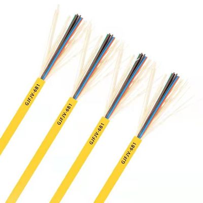 Multi-Fiber Single-mode GJFJV dichtgebufferde indoor fiber optic distributiekabel