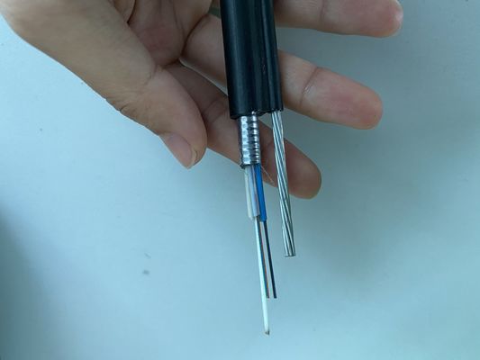 De Sterkte GYTC8S van de staaldraad figuur PE van de 8 Vezel Optische Kabel Schede
