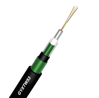 Type van de Vezel Optische Kabel G657A van de staalband het Dubbele Gepantserde voor Buis