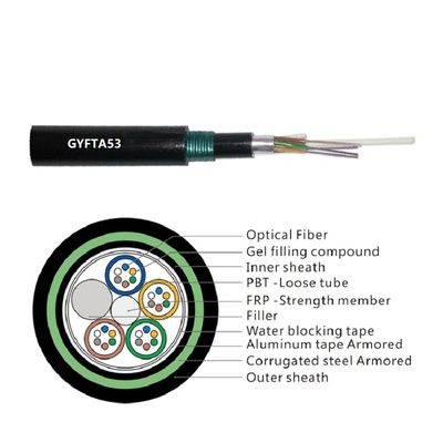 Kabel van de 96 Kerngyfta53 de Directe Begraven Dubbele Schede