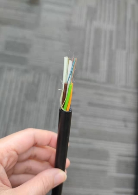 Van de de Buisgyfty Vezel van de 48 Kern Enige Wijze Optische de Kabel Zwarte Kleur