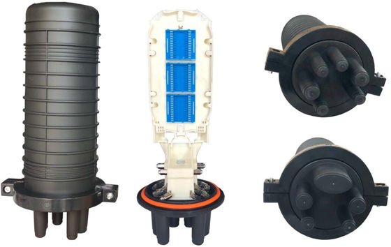 Verticaal 1 in 4 uit Optische van de de Sluitings Mechanische Verzegelende Kabel van de Laskoepel van de de Lasdoos de Vezel Optische Sluiting