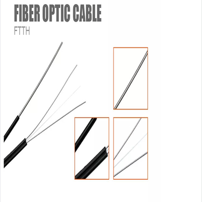 1 km 2 km 3 km Plywood Drum FTTH Fiber Optic Drop Cable 1 Core Single Mode Indoor Fiber Optic Cable