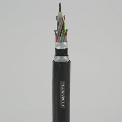 Directe begraven staalband gepantserde 12 96 boort prijs van de vezel de optische kabel per meter GYTA53 uit