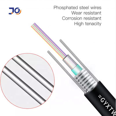 de openlucht enige wijze G652D 4 6 8 12 16 24 boort gepantserde vezel optische kabel met fibra optische gyxtw van de staaldraad uit