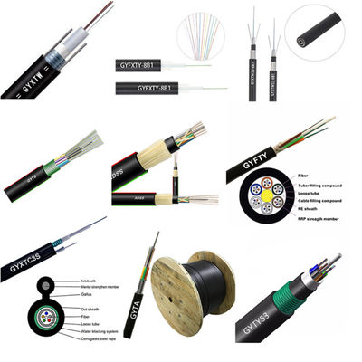 GYXTC8Y openluchtvezel Optisch PE Jasje